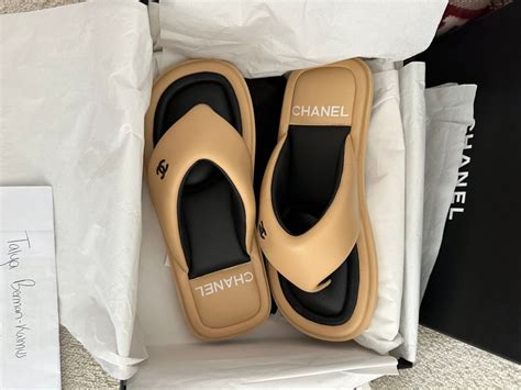 chanel flip flop|Chanel flip flops price.